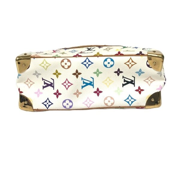 LOUIS VUITTON M92663 MonogramMulticolore Trueville Bag Hand Bag Blanc White - Picture 2 of 14